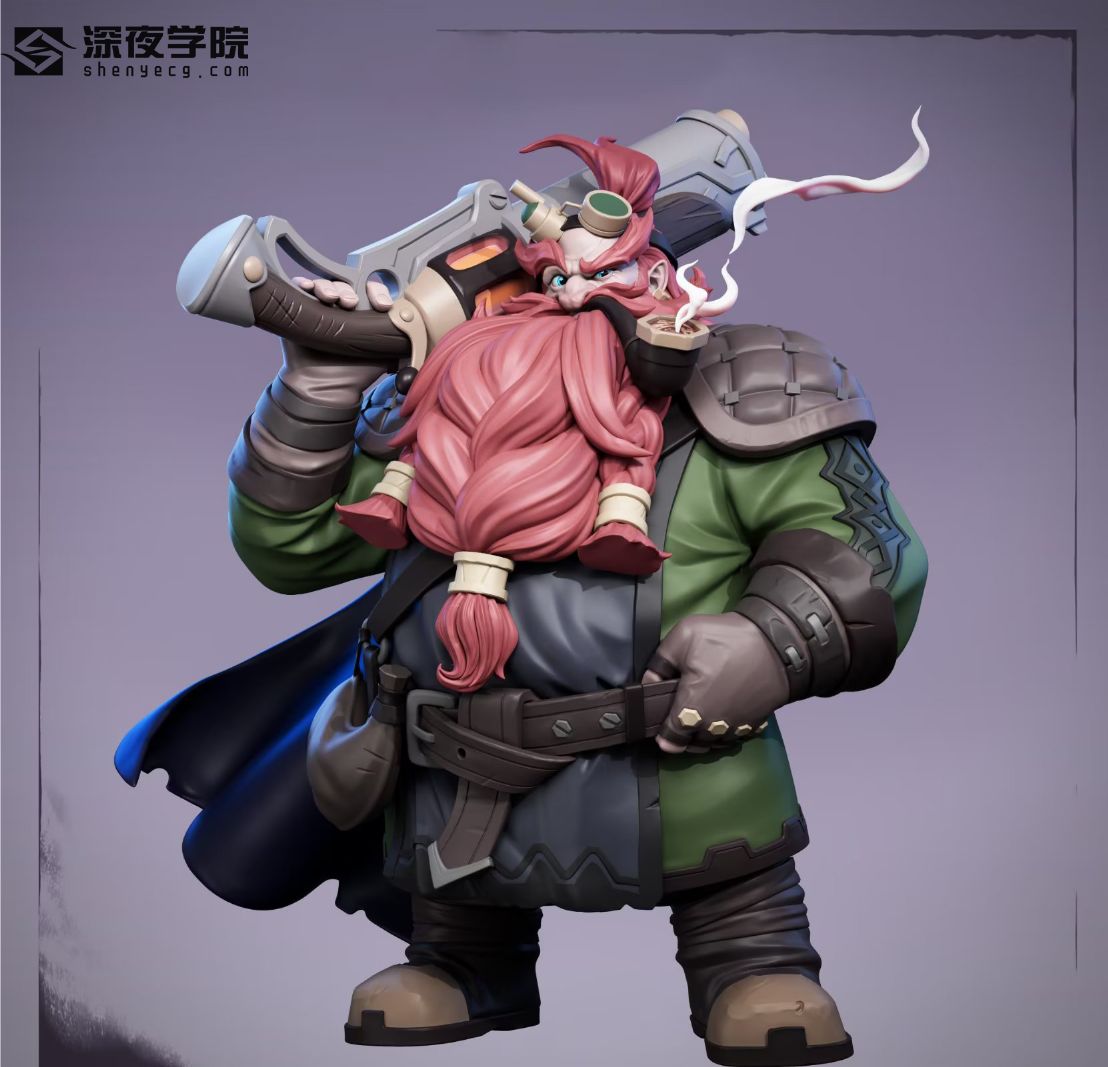 高精度3D角色实训职业向进阶班学员作品-Anaheim